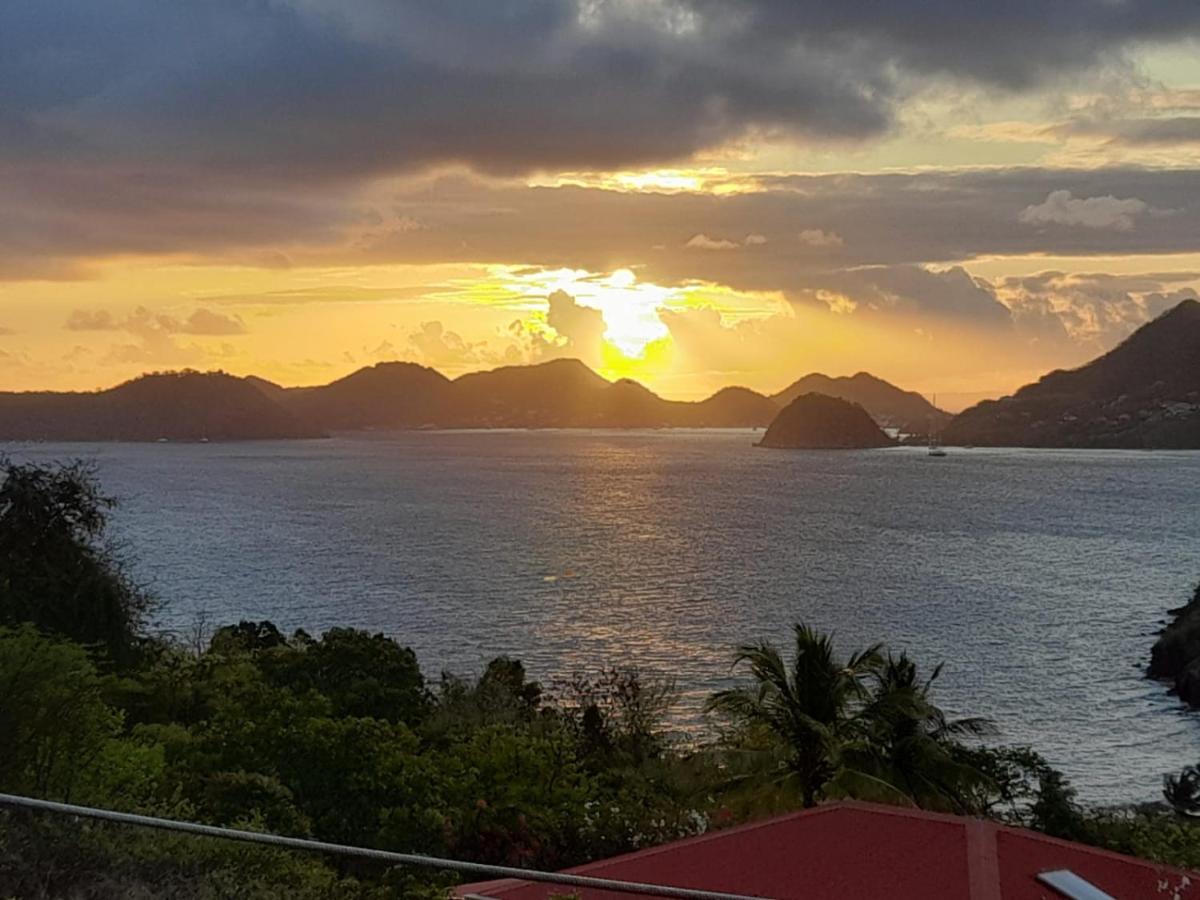 Ti Kaz Anoli Vue Epoustouflante Sur La Baie Villa Terre-de-Bas ภายนอก รูปภาพ