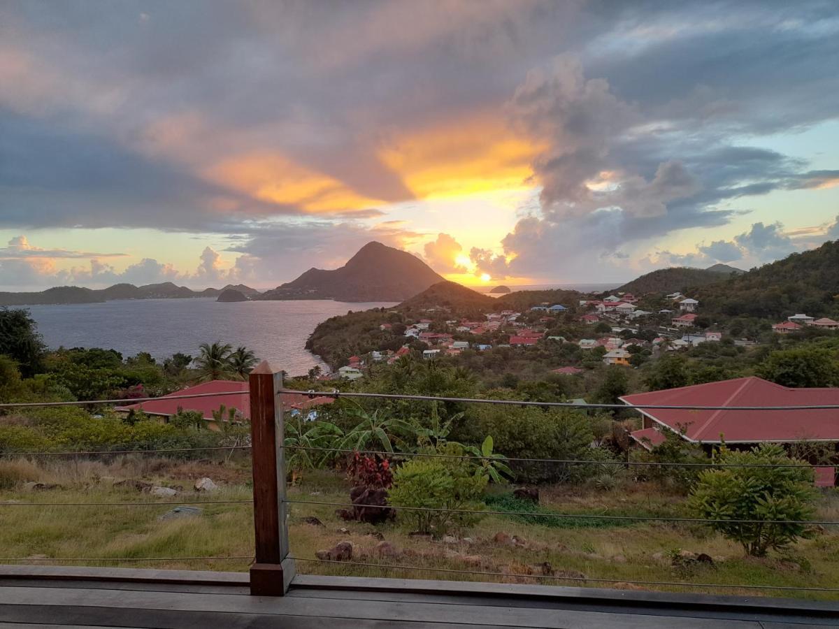 Ti Kaz Anoli Vue Epoustouflante Sur La Baie Villa Terre-de-Bas ภายนอก รูปภาพ