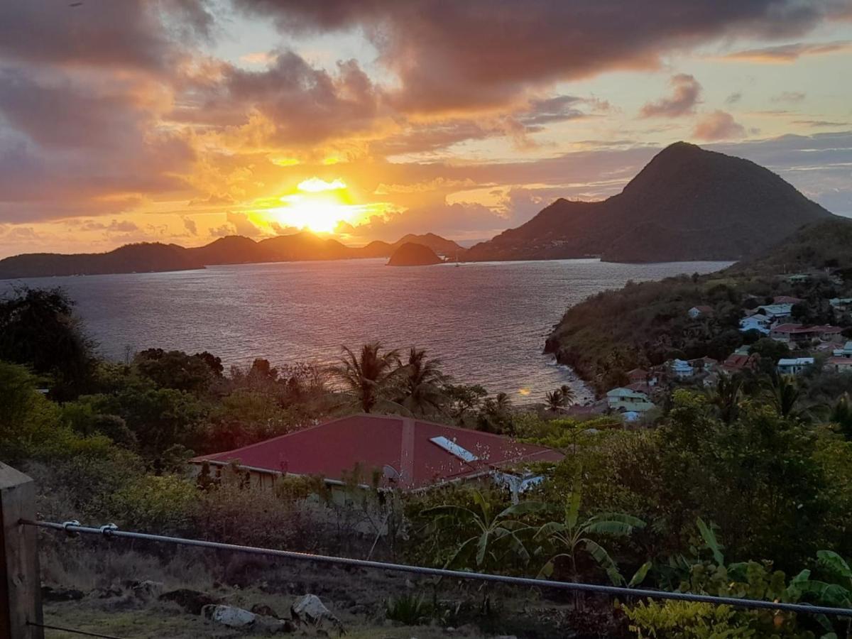 Ti Kaz Anoli Vue Epoustouflante Sur La Baie Villa Terre-de-Bas ภายนอก รูปภาพ
